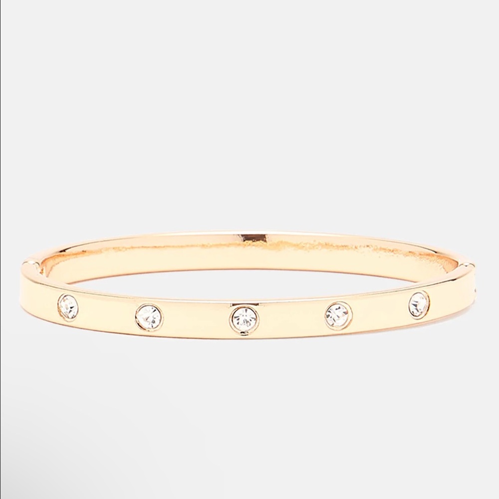 New Designer Gold Rhinestone Bracelet - Picture 3 of 4